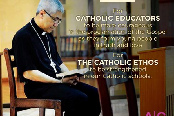 Join Archbishop William Goh in praying for our Catholic schools!