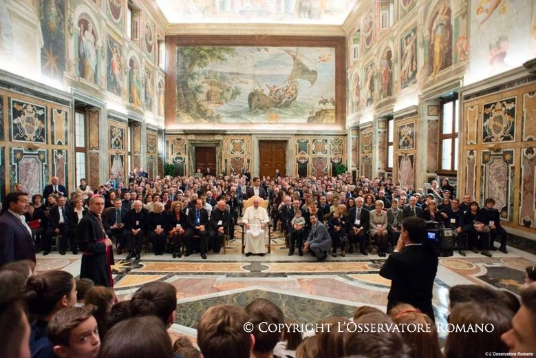 Pope Francis’ address during his audience with Representatives of the Catholic Schools Parents’ Association